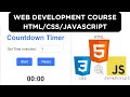 Build a Dynamic Countdown Timer using HTML & CSS in 25 Minutes
