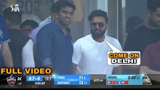 Watch Injured Rishab Pant Come To support Delhi Capital | Rishabh pant come to watch Dc vs Gt match