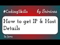 How to get IP Address in Java | Coding Skills
