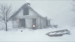 Fierce Winter Winds | Intense Snowstorm Ambience to Help You Sleep, Relax, and Stay Focused