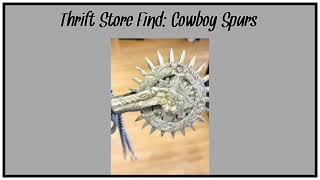 Thrift Store Find: Cowboy Spurs