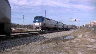 First Amtrak Crescent meet of 2014