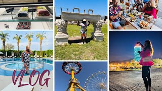 I passed out on this ride|| Lunapark || Agora Museum #travelvlog #travelturkey #turkishfood.