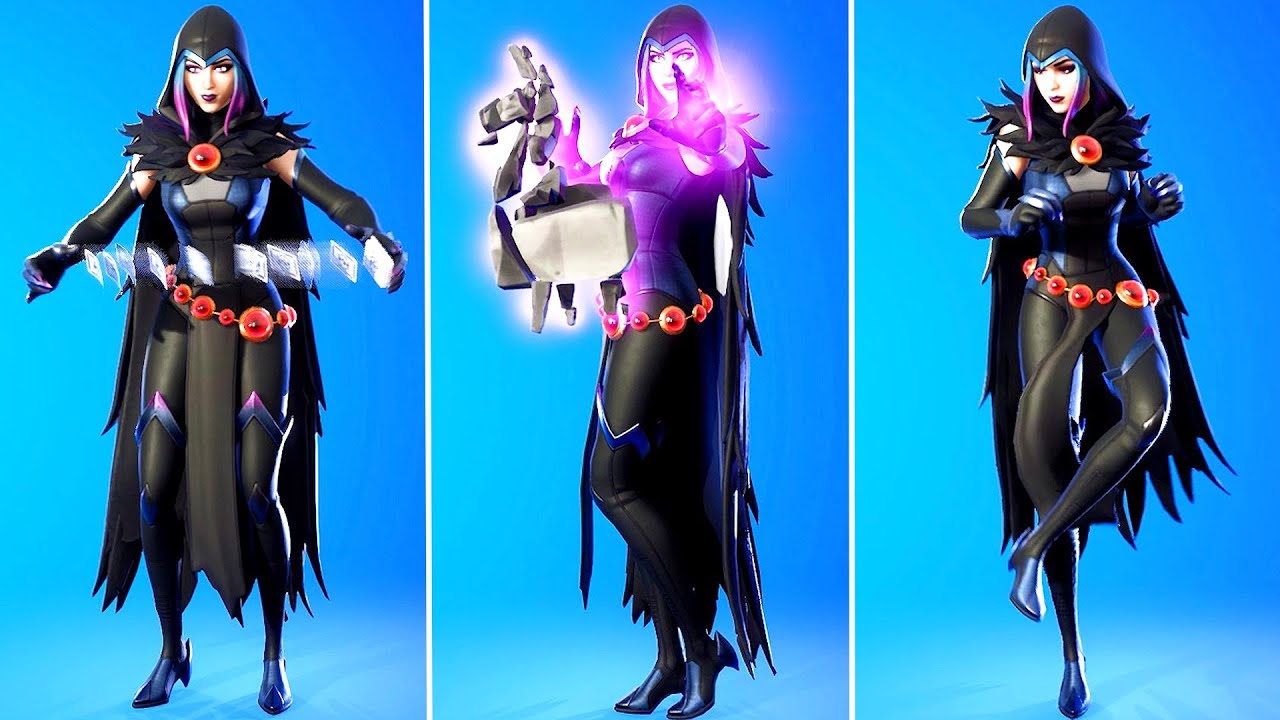 REBIRTH RAVEN Skin With Best Fortnite Dances & Emotes! (Chicken Wing It ...