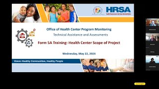 Form 5A Training: Health Center Scope of Project