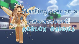 Starting over in ROBLOX BADDIES! 💙 (VOICE GAMEPLAY)