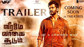 Veerame Vaagai Soodum Trailer   New Release Date Annoucement  Vishal  Dimple Hayathi 4th February 20