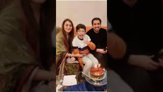 iqrar ul Hassan and his wife qurat-ul-ain celebrates 17th wedding anniversary#shortvideo #viralshort
