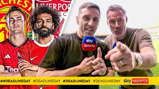 How much would Carra sell Salah for? | Neville & Carragher react to Man Utd & Liverpool's transfers!