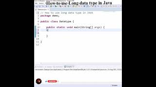 How to use Long data type in Java programming | Prof.Antony Vijay #shorts