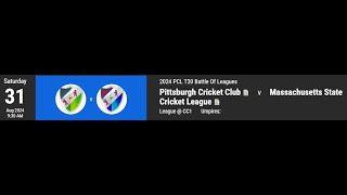 Pittsburgh CC Vs Massachusetts SCL