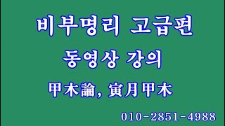 009 인월갑목과 공망론  2부, 비부명리 고급편