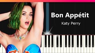 Katy Perry - "Bon Appétit" Piano Tutorial - Chords - How To Play - Cover
