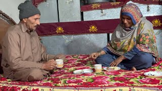 my breakfast routine in my house village life Punjab Pakistan