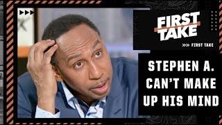 Stephen A. can’t make up his mind about his Top 10 players of all time | First Take
