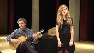 Ah toi, belle hirondelle ;    Andréanne Leclerc, chant et François Leclerc, guitare baroque