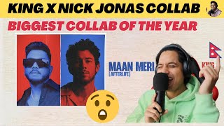 King and Nick Jonas -  Maan Meri Jaan (Afterlife) [Official Lyric Video] | Reaction Video