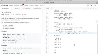 LinkedIn Coding Interview Question: Edit Distance