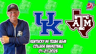 Kentucky vs Texas A&M 1/21/23 College Basketball Free Pick CBB Betting Tips | NCAAB Picks