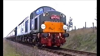 RD21694c(vid).  D306 'Atlantic Conveyor' on the Nene Valley Railway in 1994.