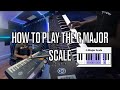 How to play the scale of G major