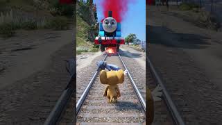 GTAV: TOM AND JERRY VS THOMAS THE TRAIN #shorts #train