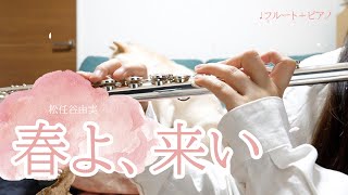 【フルート】春よ、来い/松任谷由実【演奏してみた】FLUTE