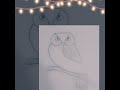 Easy Owl drawing tutorial for beginners | Satisfying Creative Art #shorts #owl