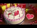 happy 40th birthday cake animation