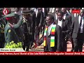 President Mnangagwa and other dignitaries departure from the National Heroes acre
