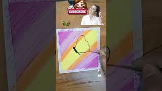 Oil pastel drawing easy 🦋#shorts #viral #shortvideo