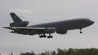 McDonnell Douglas KC-10A Extender - Takeoff \u0026 Landings