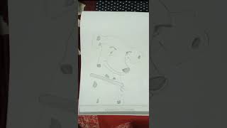 how to draw dog 😱 #drawing #drawingpencils #shortfeed2023 #ytshorts #shortvideo #viralshorts