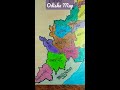 hand made odisha map by me