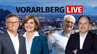 Vorarlberg LIVE mit Magnus Brunner, Barbara Schöbi-Fink und Günter Bischof