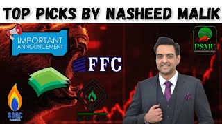 #KSE-100 TOP PICKS BY NASHEED MALIK | TOPLINE SECURITIES | PSMU #trending