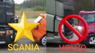 Volvo VS Scania Emergency Brake