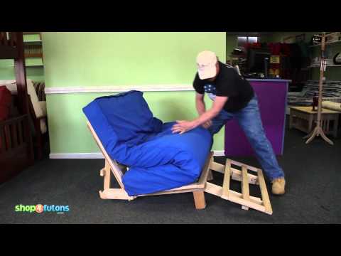 How to Operate a Tri-Fold Futon Lounger How to Operate a Tri-Fold Futon Lounger