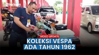 Ada Vespa dari Tahun 1962, Inilah Koleksi Motor Kadis Damkar Makassar