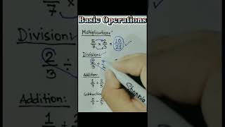 computing fractions using basic operations #fractions #maths #mathematics