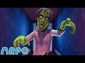 Run for Your Life! | Arpo the Robot | Halloween Cartoons for Kids