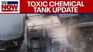 Threat of major explosion from toxic chemical tank is eliminated, officials say