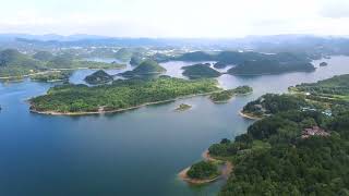 贵州版千岛湖，贵阳百花湖全景，景色太漂亮了