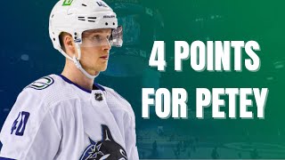 4 POINTS for Petey as Canucks dominate Golden Knights | Canucks Game Recap
