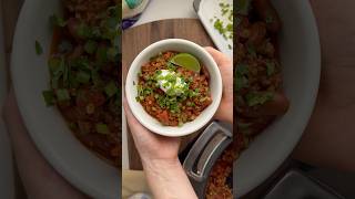 Easy stovetop beef chili