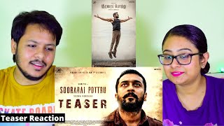 Soorarai Pottru - Teaser REACTION| Suriya | G.V. Prakash Kumar | Sudha Kongara | Mr. & Mrs. Pandit