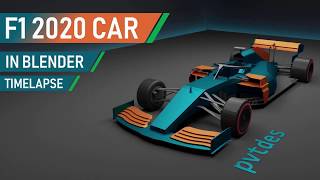 Designing F1 2020 car in Blender 2.81