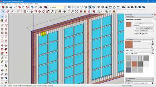 Học vẽ Sketchup Bài 12-9: Cách vẽ cửa sổ trong Sketchup - How to draw window in SU