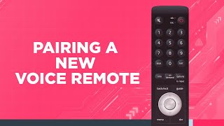 Pairing a new Fision TV Voice Remote to an existing Set-Top-Box