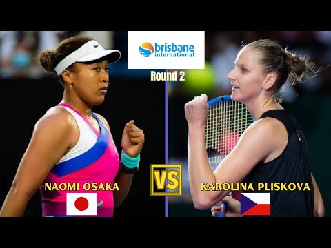 Naomi Osaka Vs Karolina Pliskova | WTA Brisbane International Tennis ...